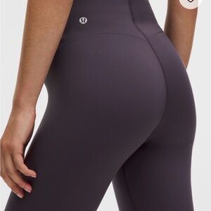 Lululemon Glow up super high rise 25” leggings
